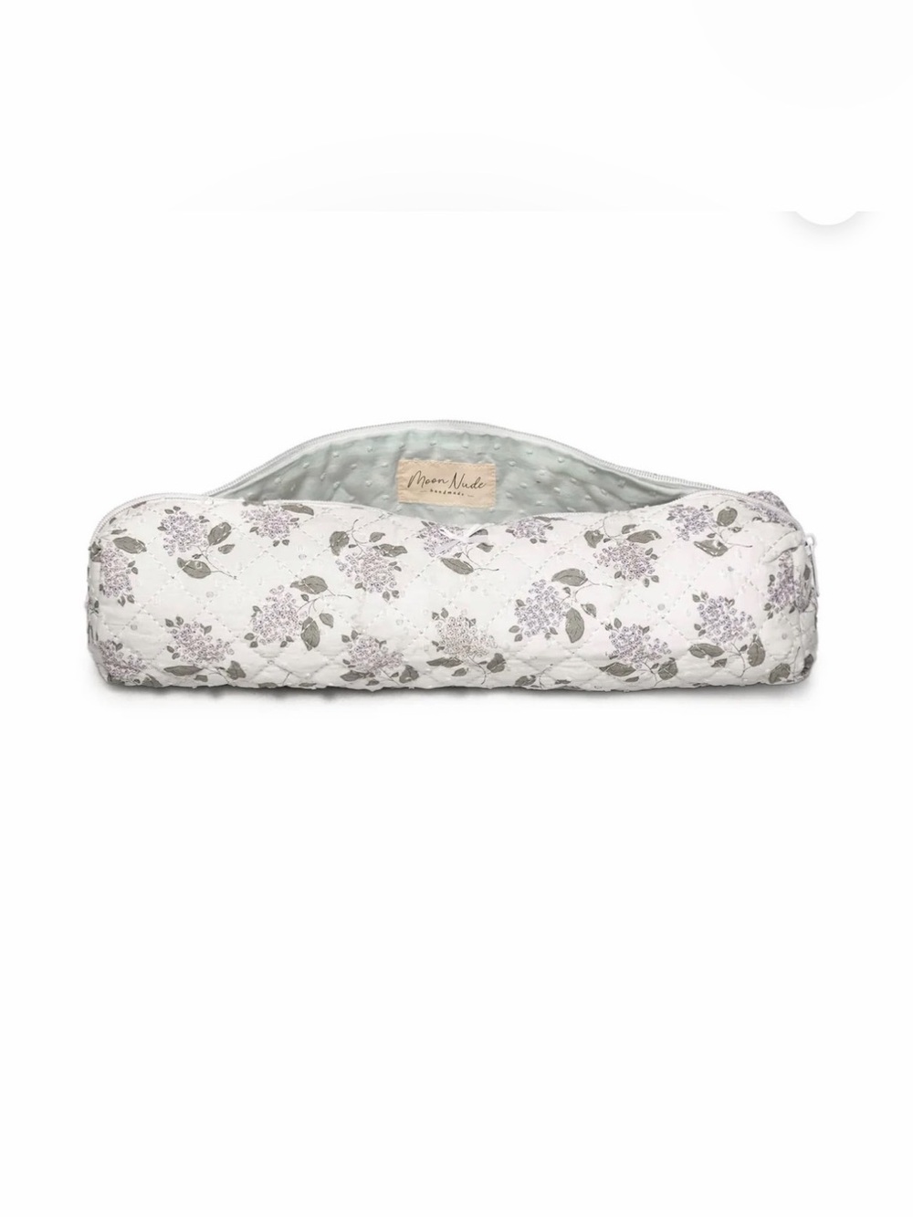 New Moon Nude Handmade Lilac pattern   Quilted hair tool bag Pouch